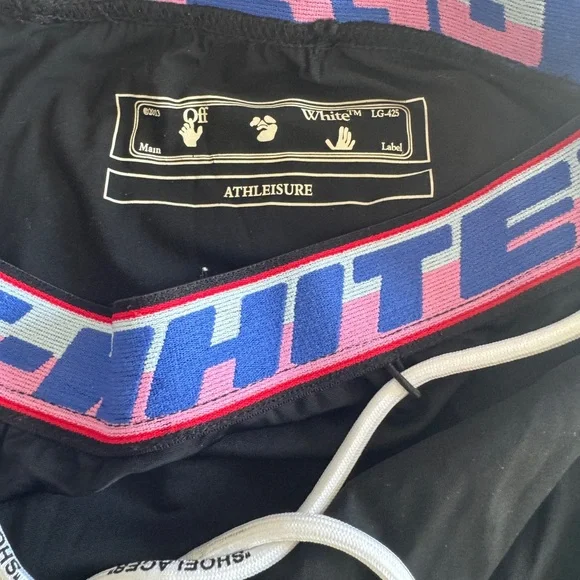 Off White Scuba Skirt Black Small